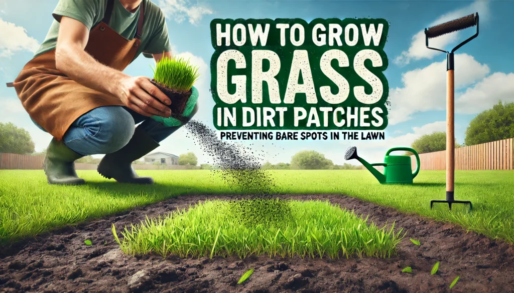 How to Grow Grass in Dirt Patches