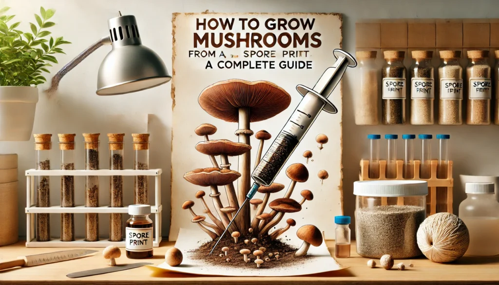 How to Grow Mushrooms from a Syringe, Spore Print, or Spore Prints A Complete Guide