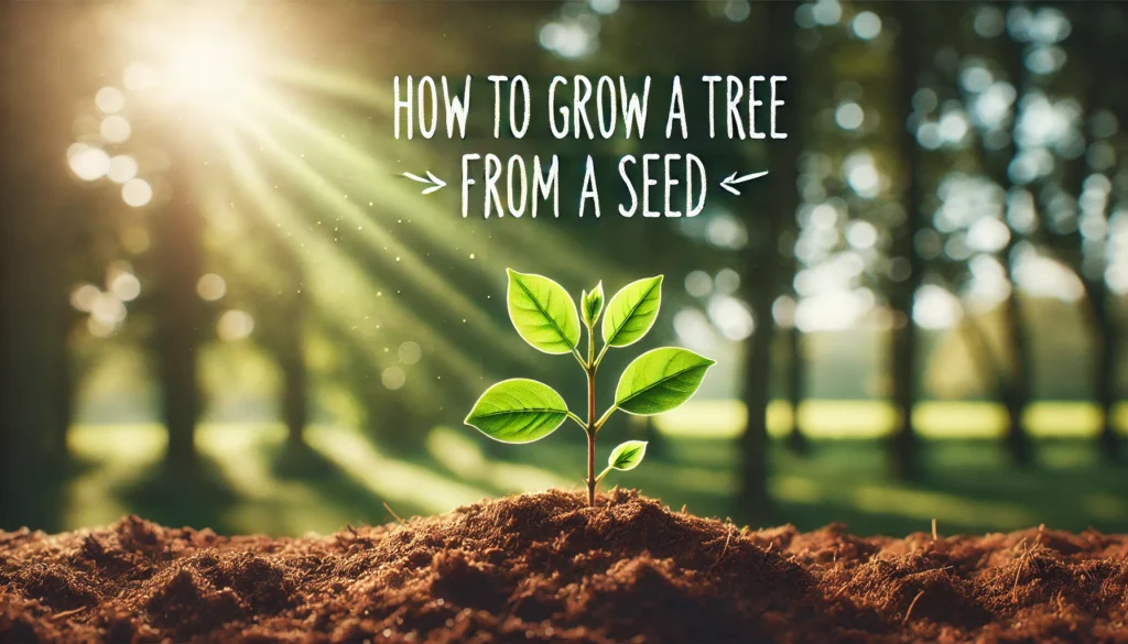 How to Grow a Tree from a Seed