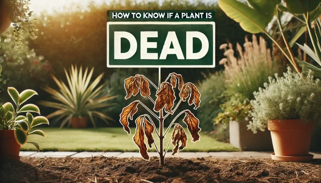 How to Know if a Plant is Dead