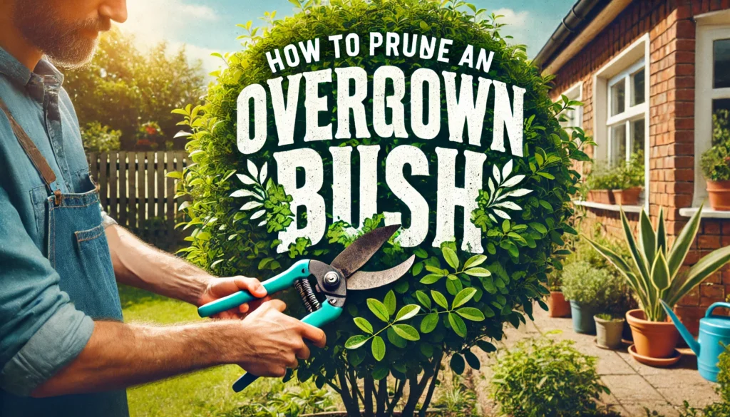 How to Prune an Overgrown Bush