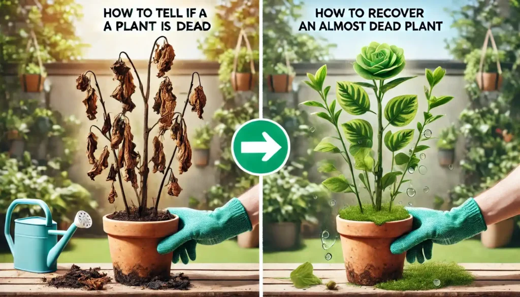 How to Tell if a Plant is Dead and How to Recover an Almost Dead Plant